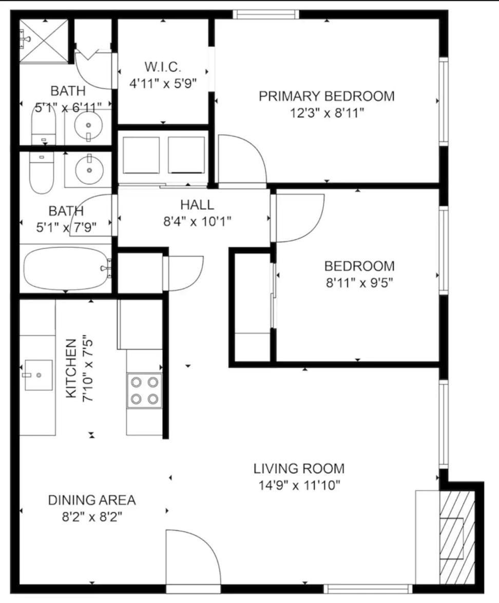Riverfront Family-friendly Appartement